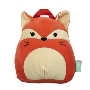 Squishmallows Fifi Plush Backpack Fox NWOT Zip zips